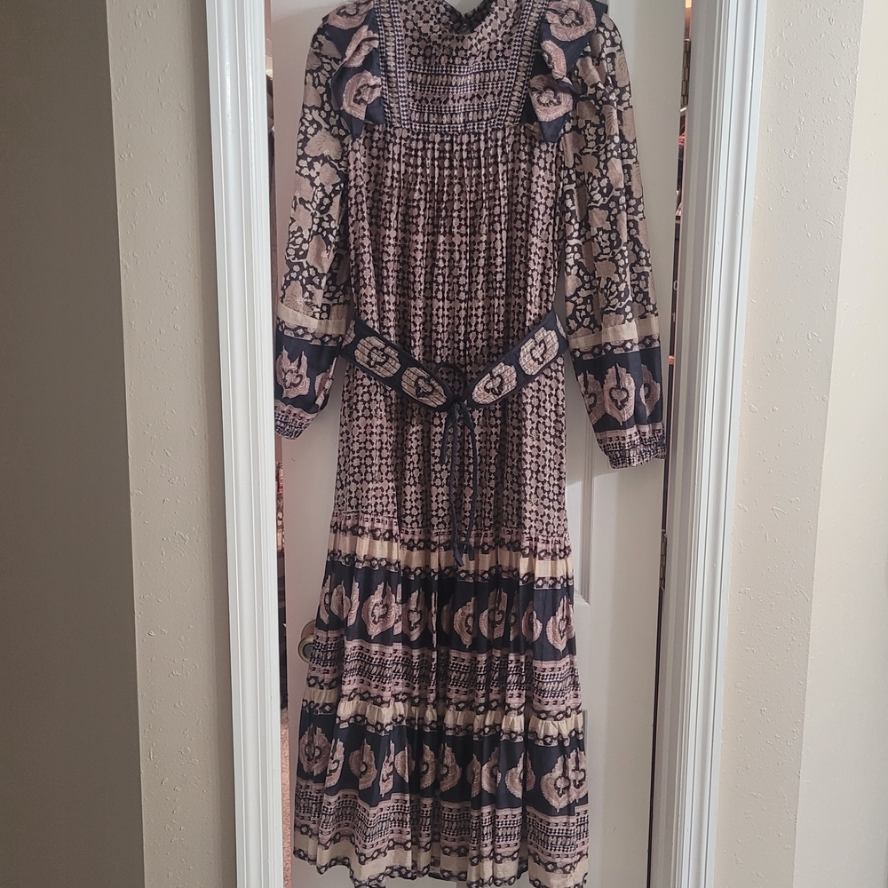 Sea New York Pink and Black Long Sleeve Dress